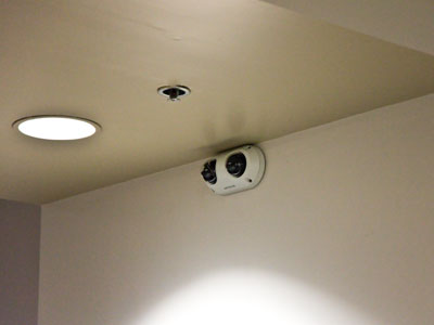 Surveillance cameras have recently appeared in the building where I work -- to ensure my safety and liberty.