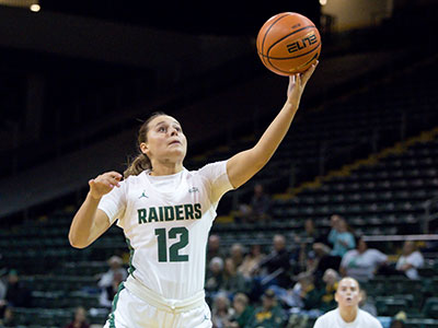 This is a typical crowd for a women`s basketball game.