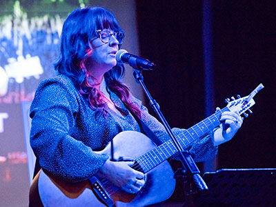 Singer and songwriter Amber Heart.