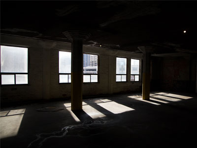 Taking photos outside is challenging because of the cold, snow and ice.  The parking garage is more appealing.