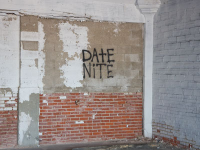 Never date anyone who takes you to a parking garage.