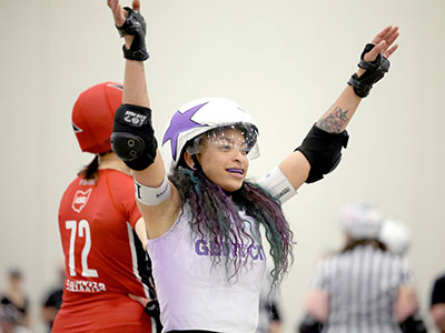 Gem City had a large crowd cheering for them.