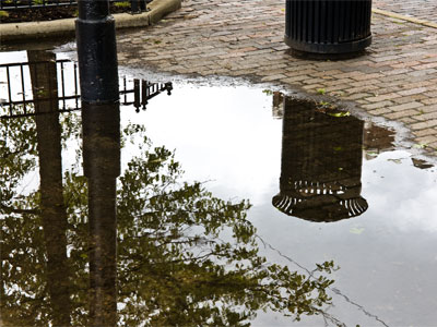 It has rained a lot lately.