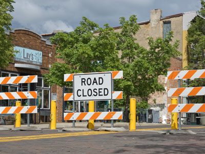 It`s the time of year that streets in my neighborhood are barricaded -- and it`s time for me to complain about it.