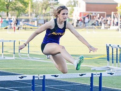 Taking photos of hurdlers was harder than I expected.