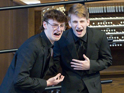I sang in many choirs, but we rarely sang funny songs.