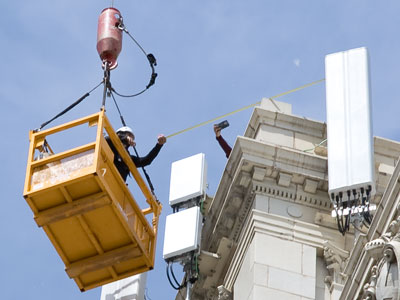 I take your picture, you take my picture.  Hours later, this huge crane was gone (see May 12, 13 and 14 above).