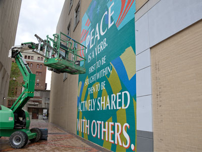 Looks like the mural is finished, but I don`t think I`ll be allowed back here for the next week.