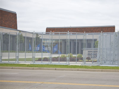 Enjoy the arts -- if you can climb the twelve-foot fence (see February 27, 2025).