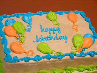 I avoided the singing, but got a piece of cake anyway.