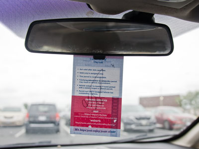 I visited UD today and got a visitor`s parking pass to avoid any confrontations (see March 7, 2006).