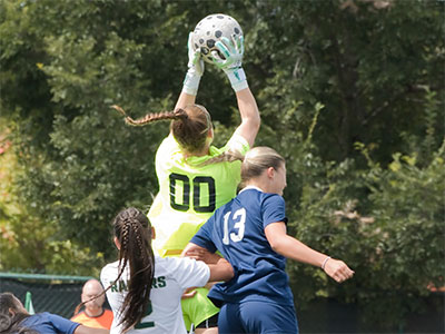 Yes, she`s allowed to use her hands, but she also jumped higher than everybody else. Yes, she`s allowed to use her hands, but she also jumped higher than everybody else.