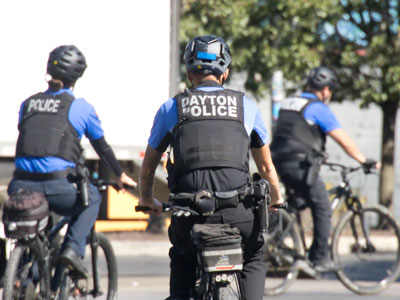 The Dayton Police is a national leader for its bike patrol. The Dayton Police is a national leader for its bike patrol.