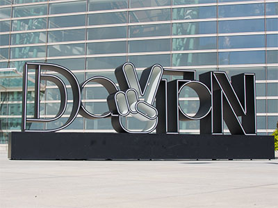 Downtown Dayton`s newest landmark. Downtown Dayton`s newest landmark.