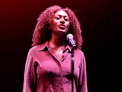 She was brilliant in `Our Town` last season.  I didn`t know she could sing too. She was brilliant in `Our Town` last season.  I didn`t know she could sing too.