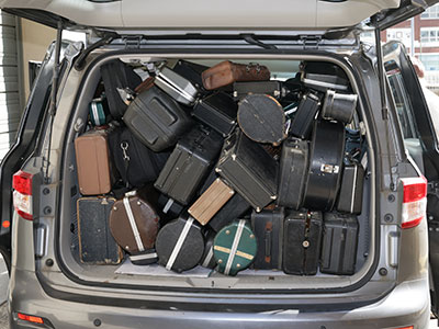 And he had a van full of musical instruments with him. And he had a van full of musical instruments with him.