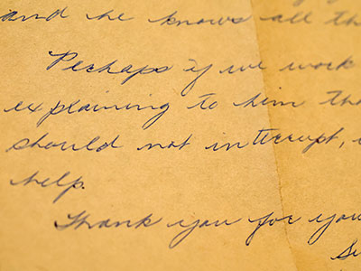 When the boy was in kindergarten, the teacher sent Mrs. Alonzo a note about how he made a nuisance of himself. When the boy was in kindergarten, the teacher sent Mrs. Alonzo a note about how he made a nuisance of himself.