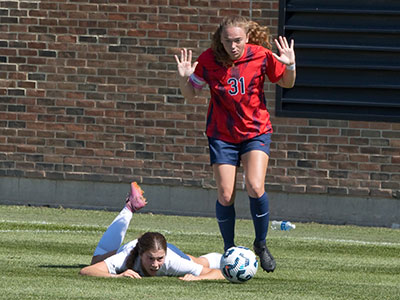 The universal gesture for `I didn`t push her down.` The universal gesture for `I didn`t push her down.`