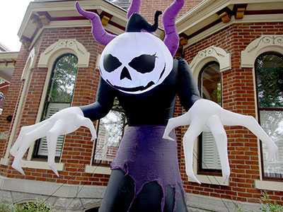 There`s a new neighbor across the street. There`s a new neighbor across the street.