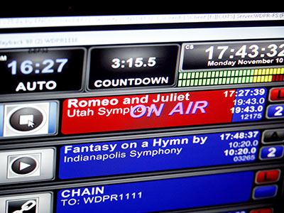 I went back on the radio today after four weeks off the air.  What does this button do?