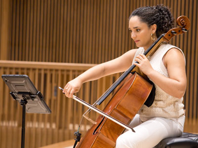This is Anita Graef rehearsing for an outstanding recital she performed later in the day.
