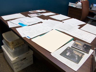 The chaos on my desk is spread out a bit more.