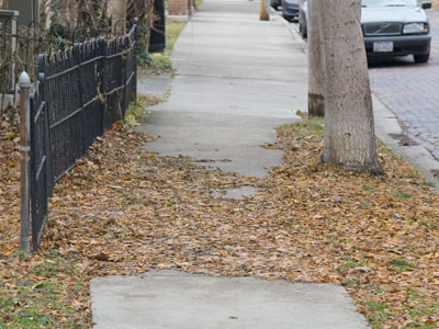 A preview of who won`t shovel snow off their sidewalk.