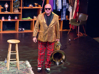 But sometimes the tuba steps into the spotlight.