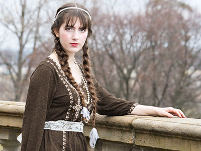 It was in the mid-sixties today, so I got the bright idea to do an outdoor photo shoot in December.