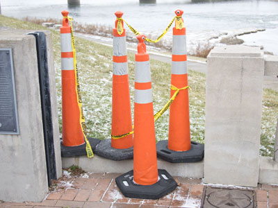 Flood control measures.