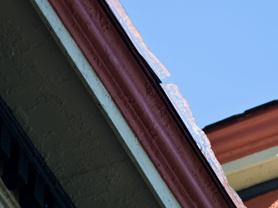 I kept an eye out for falling ice.