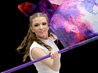 I take pictures of all sorts of things, but my color guard photos get the greatest response from the public.