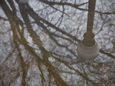 Downtown Dayton is one big puddle.