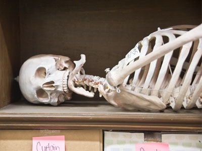 This guy was also hanging around backstage.