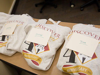 The team was rewarded with DPR sweatshirts.