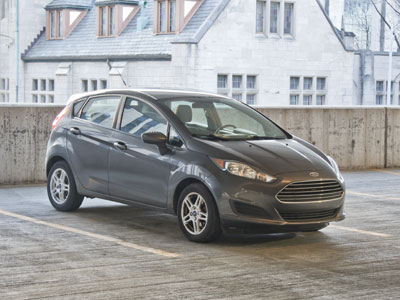 My car in its [relatively] safe new garage.