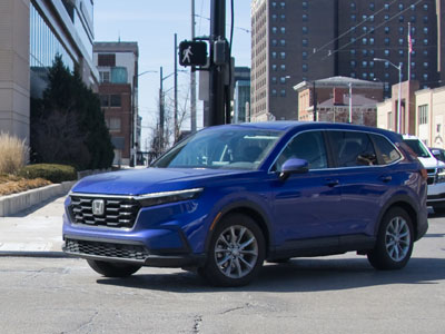 Typical act of selfishness in the crosswalk.