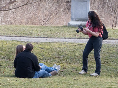 Other people`s photo shoots.