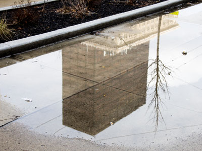 It has rained a lot lately.