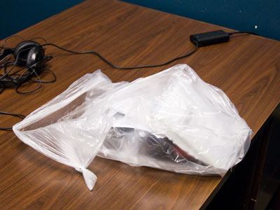 I was given a gift by the custodian.