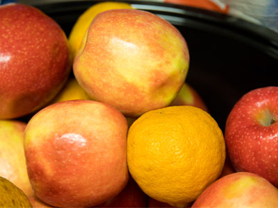 During pledge drive, food is plentiful but photos are not.