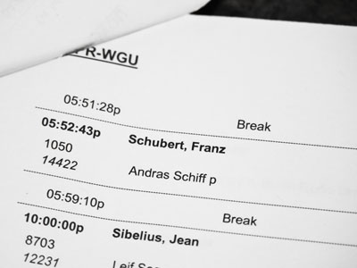 When my first photo of the day is taken during my final piece of music of the day, that means my life is too busy.