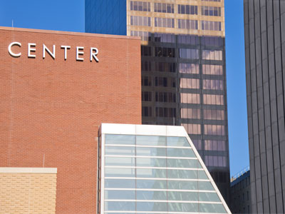 CENTER is off-center.