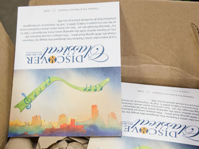 New Discover Classical notecards, with original artwork by Charlene Fox.