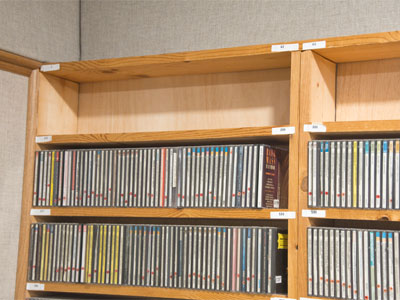 Compact discs that have been on these shelves for more than 30 years are being removed.