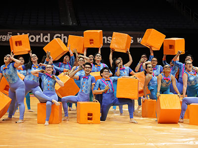 I`m a better person after sitting through three days of color guard.