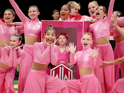 No, that`s not a doll inside the box.  It`s the youngest performer I`ve ever seen in one of these shows.