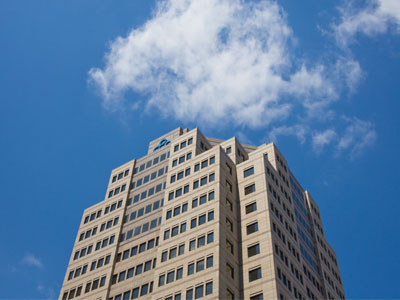 It was a flawless day to walk to work.