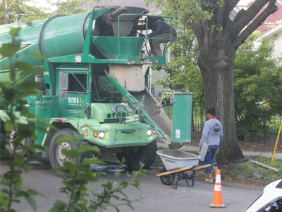 There`s a Big Truck on my street.