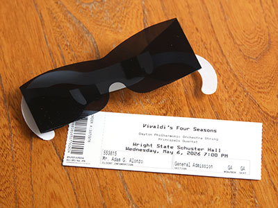 I could`ve worn my stylish glasses to a concert, but I decided to stay home instead.